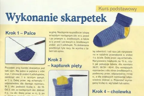 Jak zrobić skarpetki na szydełku – proste kroki dla każdego początkującego
